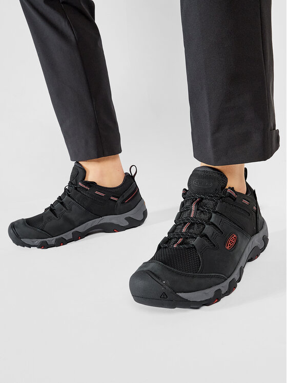 Keen Keen Pārgājienu apavi Steens Wp M 1022330 Melns