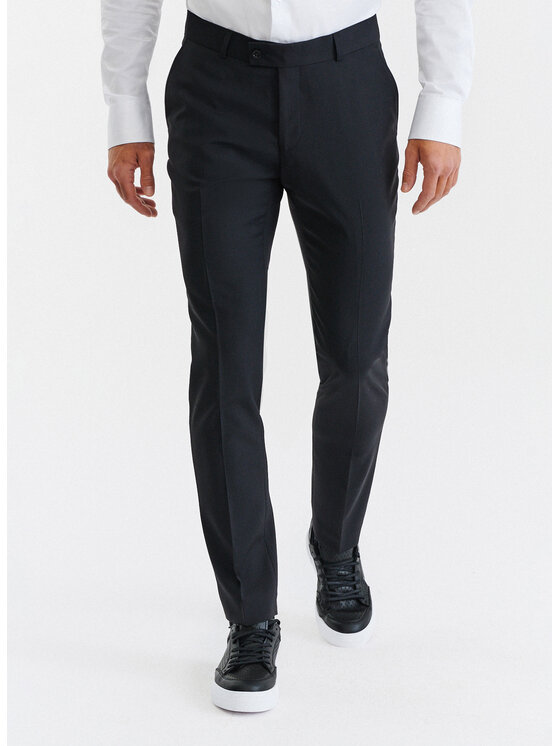 Pako Lorente Pako Lorente Spodnie garniturowe P22WF-6G-039 Czarny Slim Fit