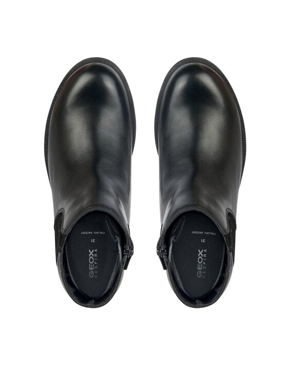 Geox Geox Μποτάκια J Agata Girl Wpf J36HZA 04377 C9999 S Μαύρο