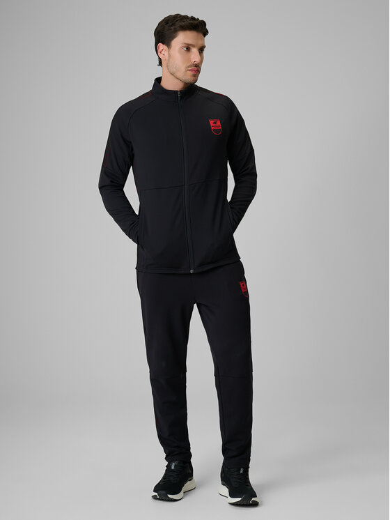 4F 4F Spodnie dresowe FOOTBALL Czarny Regular Fit