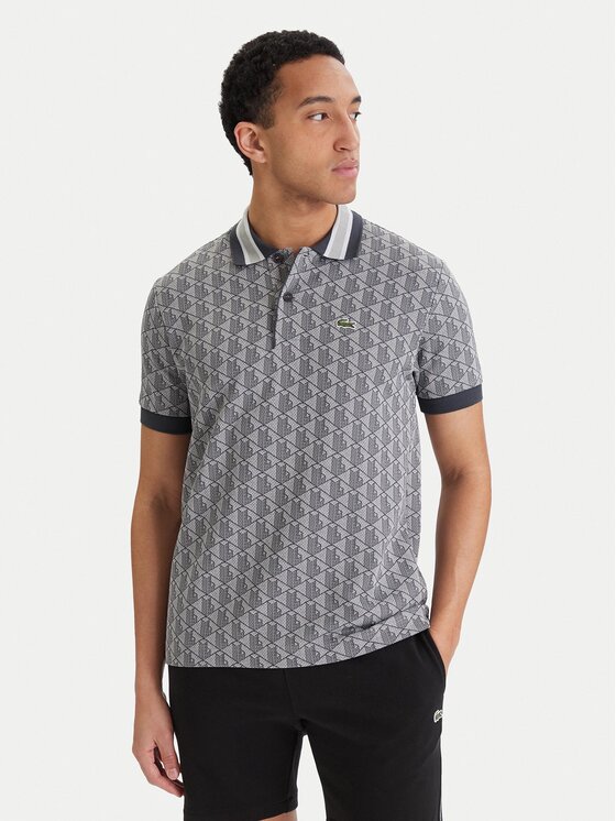 Lacoste Lacoste Polo DH1417 Szary Classic Fit