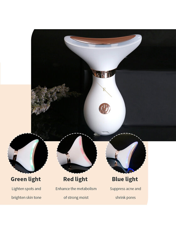 Erthskin London Erthskin London System przeciwstarzeniowy LED Neck & Jawline Definer (biały) Urządzenie do pielęgnacji