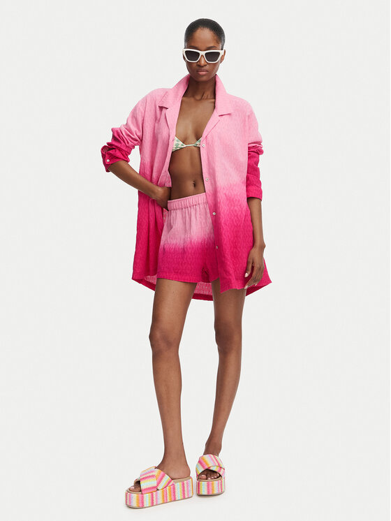 Roxy Roxy Stoffshorts ERJX603505 Dunkelrosa Regular Fit