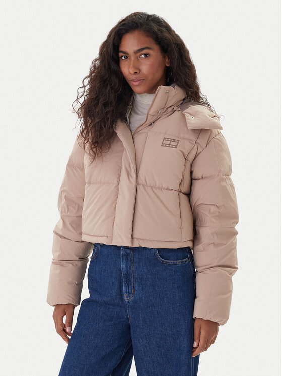 Tommy Jeans Tommy Jeans Pehelykabát Alaska DW0DW21624 Bézs Regular Fit