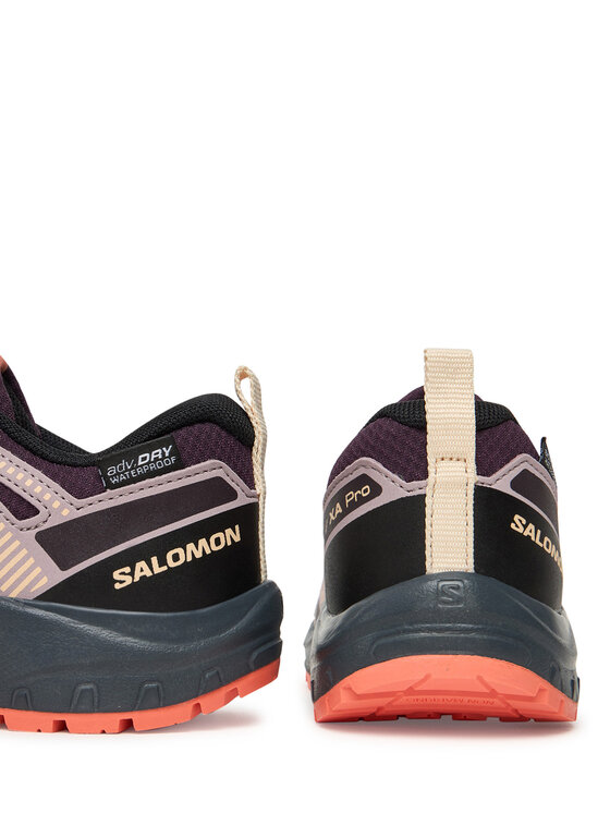 Salomon Salomon Трекінгові черевики Xa Pro V8 Waterproof L47857100 Фіолетовий