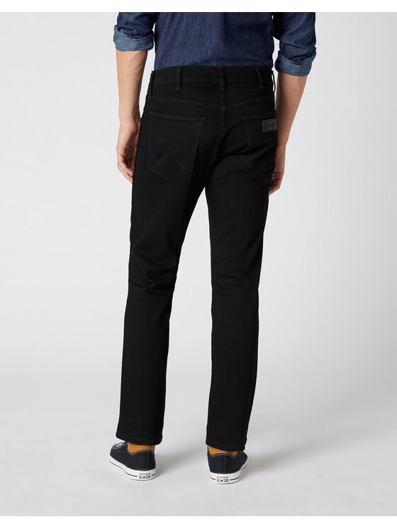 Wrangler Wrangler Jeansy GREENSBORO Czarny Slim Fit