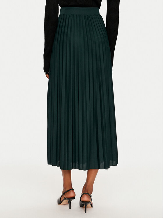 ONLY ONLY Fustă plisată 15277887 Verde Regular Fit