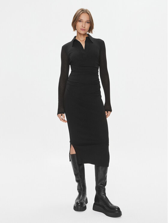 Marella Marella Vsakodnevna obleka Muriel 2336260337200 Črna Regular Fit