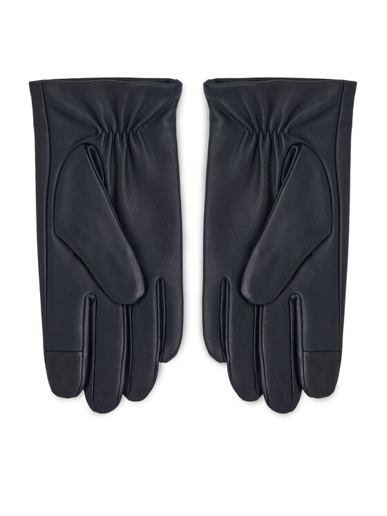 Tommy Hilfiger Tommy Hilfiger Rękawiczki Męskie Essential Flag Leather Gloves AM0AM11482 Granatowy