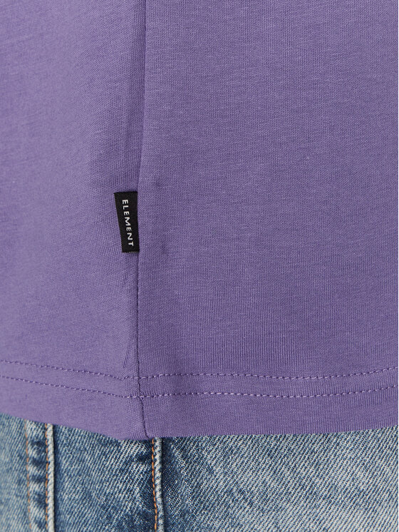 Element Element T-Shirt ELYZT00490 Fioletowy Regular Fit