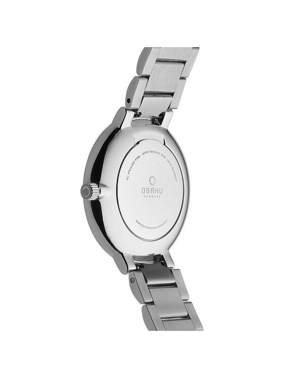 Obaku Obaku Zegarek V189LXCPSC Srebrny