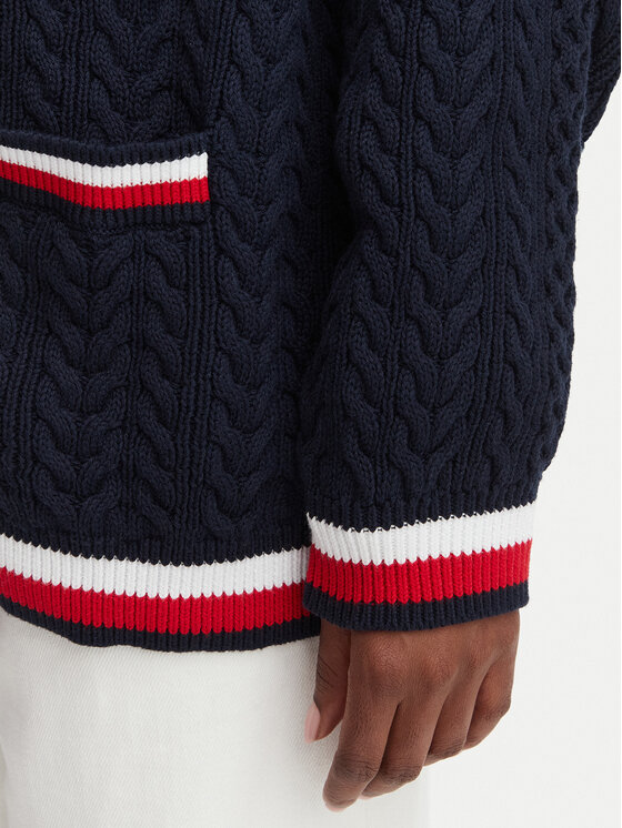 Tommy Jeans Tommy Jeans Кардиган DW0DW22934 Тъмносин Regular Fit