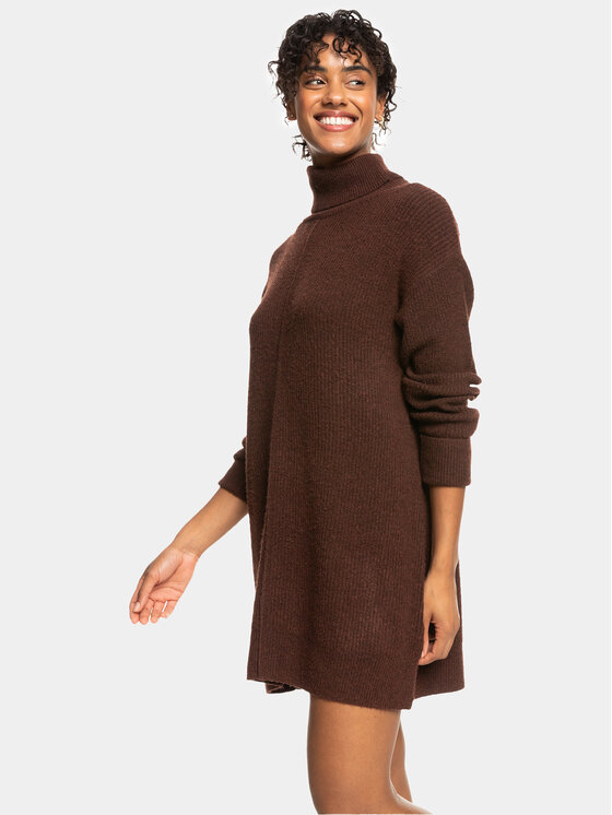 Roxy Roxy Vestito di maglia Hawaiian Summer Ktdr ERJKD03450 Marrone Regular Fit