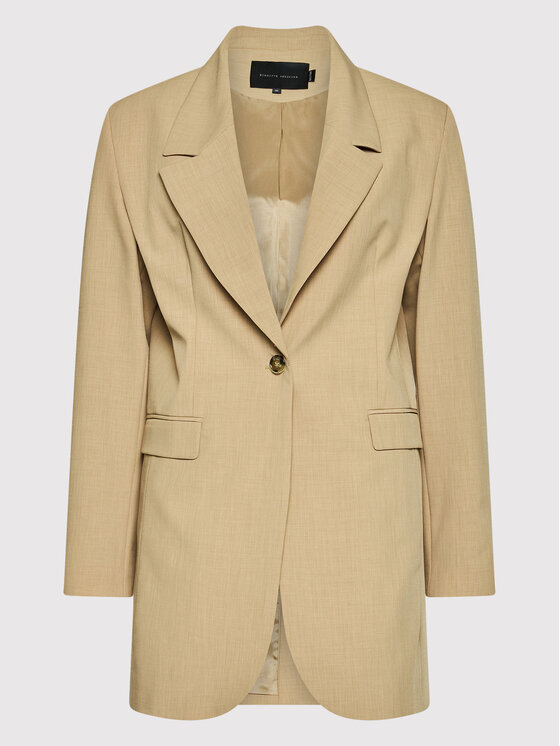 Herskind Herskind Bleizers Nat 4335519 Bēšs Loose Fit