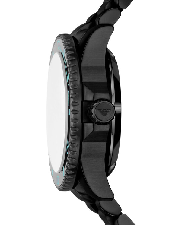Emporio Armani Emporio Armani Pulkstenis Sea Explorer AR60084 Melns