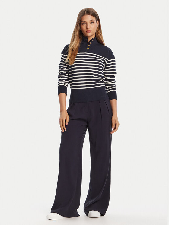 Tommy Hilfiger Tommy Hilfiger Sweater WW0WW47467 Sötétkék Regular Fit