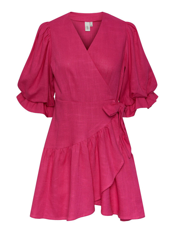 YAS YAS Haljina za svaki dan 26029985 Ljubičasta Regular Fit