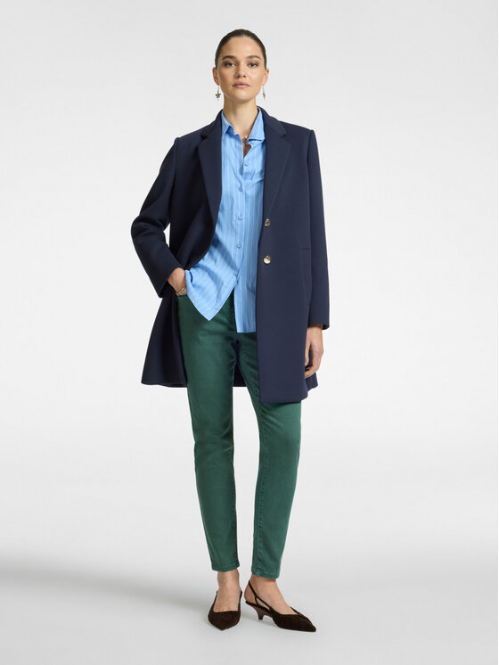 Elena Mirò Elena Mirò Pantaloni di tessuto P152P000343N035 Verde Skin Fit