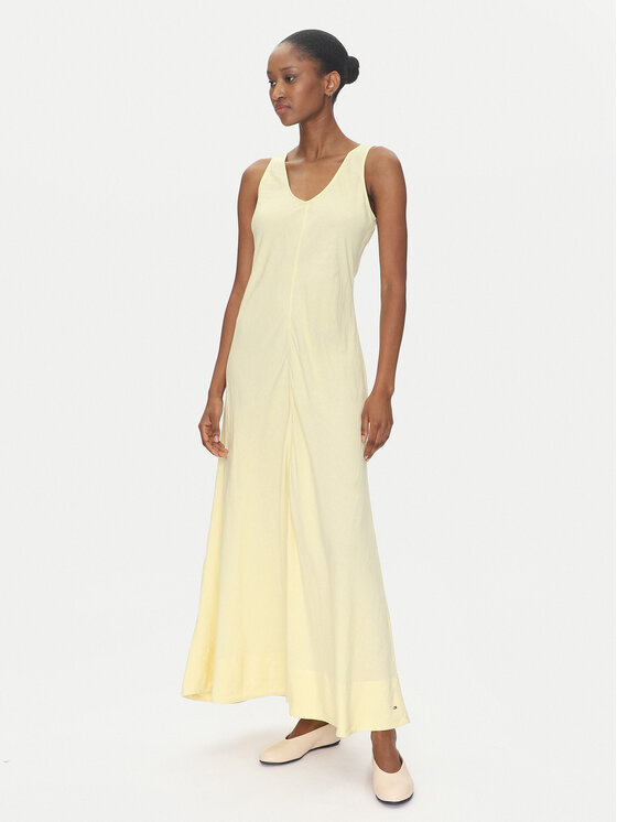 Tommy Hilfiger Tommy Hilfiger Nyári ruha WW0WW46171 Sárga Regular Fit