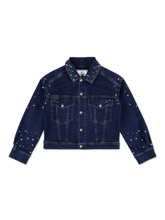 PHILIPP PLEIN PHILIPP PLEIN Giacca di jeans 5875 Celeste Comfort Fit