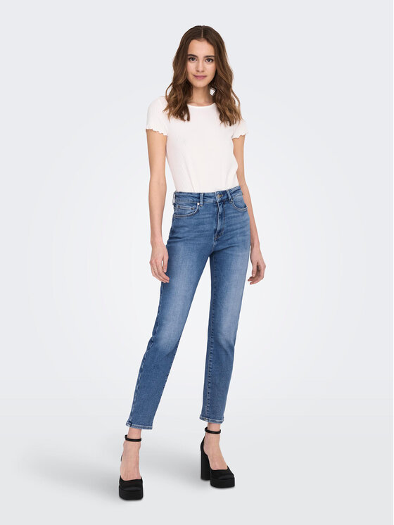 ONLY ONLY Jeansy Emily 15283925 Niebieski Skinny Fit