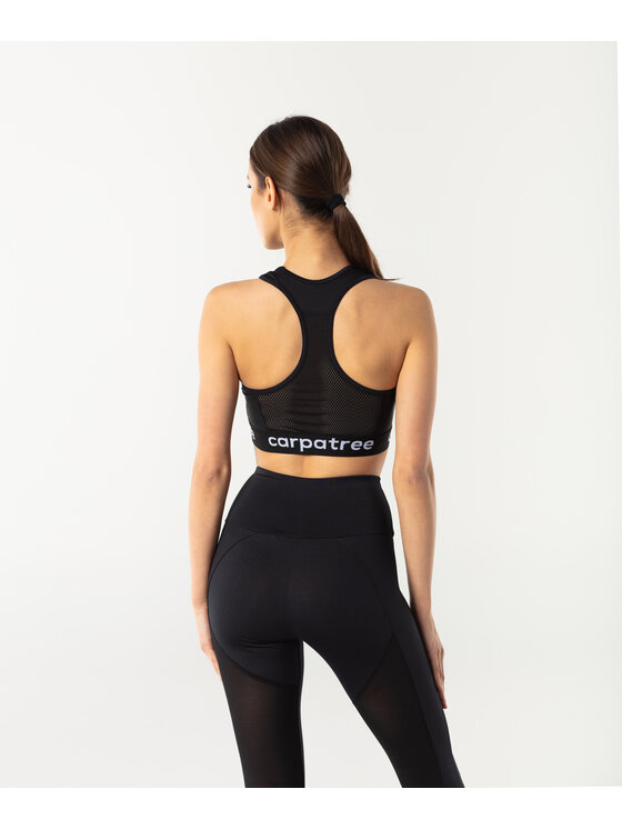 Carpatree Carpatree Biustonosz sportowy X-Mesh Czarny