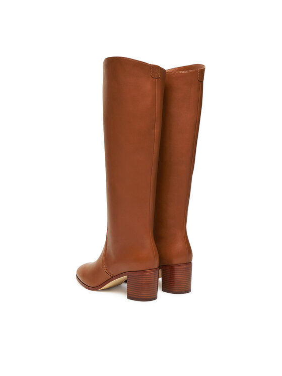 LAUREN RALPH LAUREN LAUREN RALPH LAUREN Kozačky Charly Bo Tal 802974388001 Hnědá