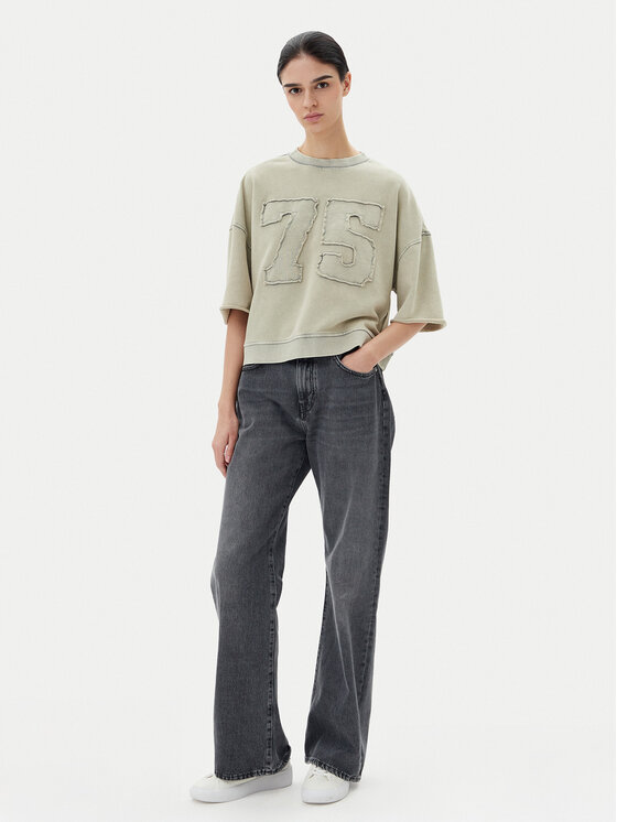 Noisy May Noisy May Sweatshirt Ciara 27034216 Beige Loose Fit