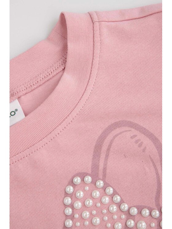 Coccodrillo Coccodrillo T-Shirt WC6143202HGK-007 Różowy Regular Fit