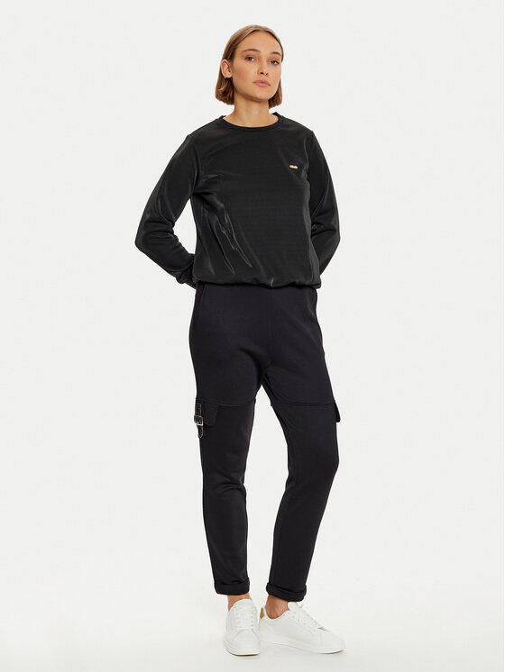 Liu Jo Sport Liu Jo Sport Μπλούζα TF4257 J4751 Μαύρο Regular Fit