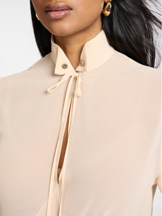 Elena Mirò Elena Mirò Camicia 5022Z000027N012 Crema A-Line Fit