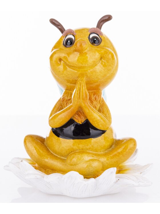 MIAhome MIAhome Figurka para kolorowych pszczółek API joginki Żółty