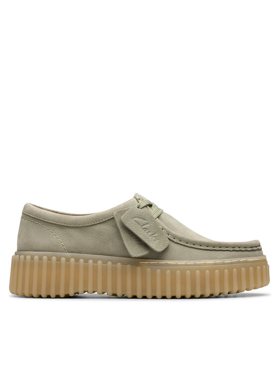 Clarks Clarks Polobotky Torhill Bee 26181190 Zelená