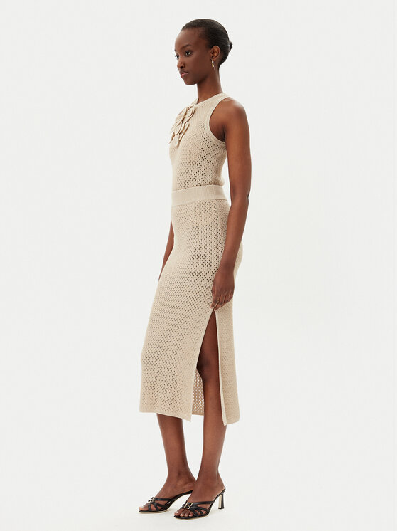 Marella Marella Pouzdrová sukně Arak2 2513301022 Béžová Slim Fit