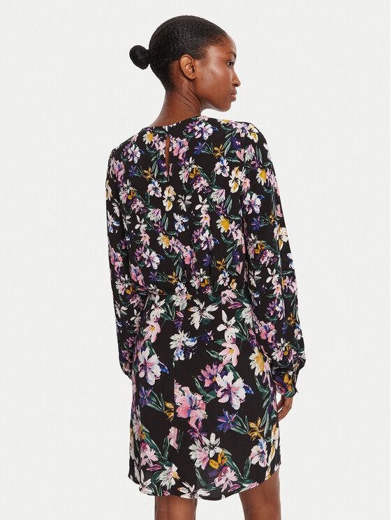Desigual Desigual Haljina za svaki dan Flor Acrilica 25WWVW09 Crna Regular Fit