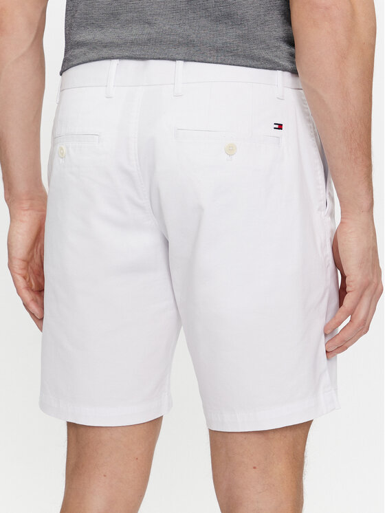 Tommy Hilfiger Tommy Hilfiger Шорти з тканини Brooklyn Short 1985 MW0MW23563 Білий Regular Fit