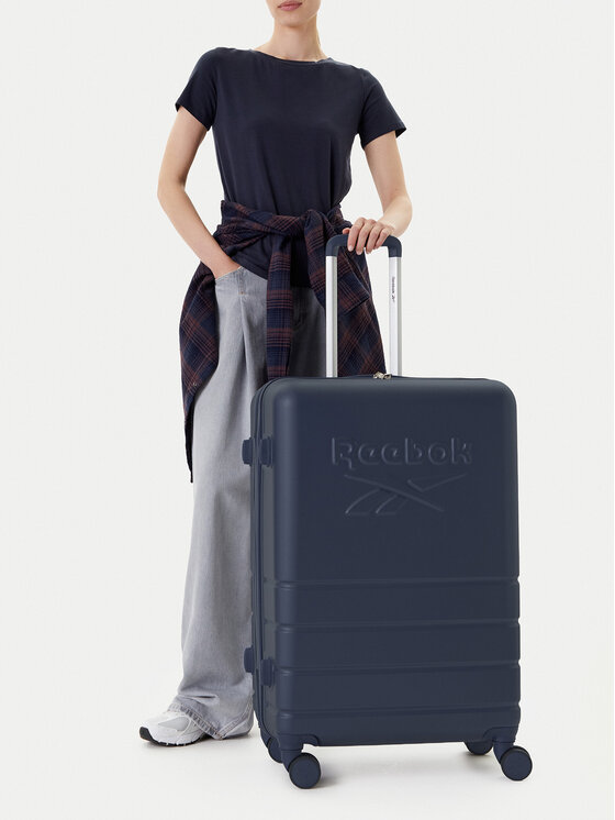 Reebok Reebok Veľký kufor RBK-WAL-002-CCC-L Tmavomodrá