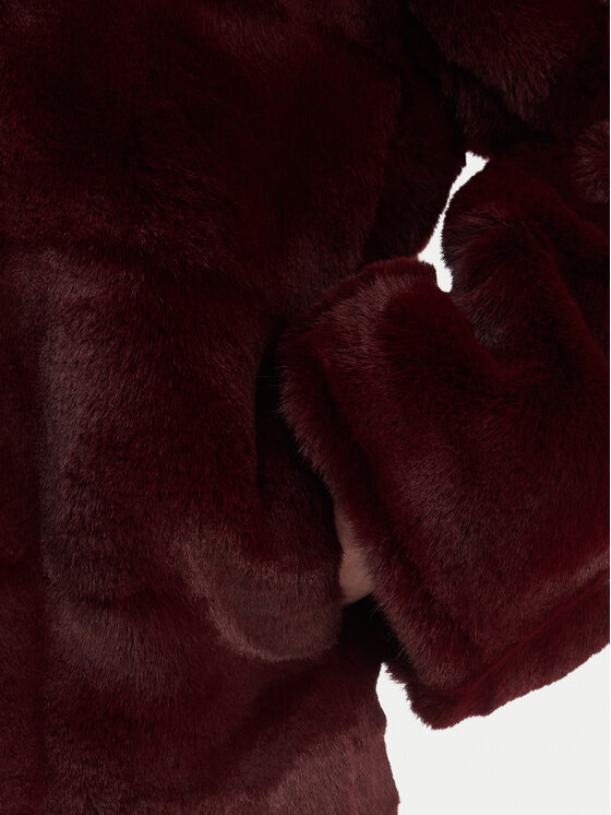 Bardot Bardot Krzno Sylvie 59474JB4 Bordo rdeča Relaxed Fit