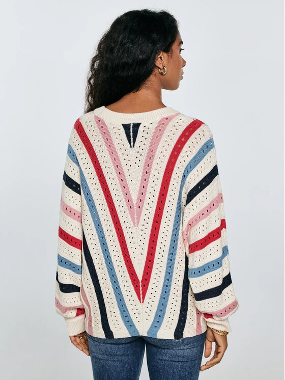 BIG STAR BIG STAR Sweter VIKA_102_160 Beżowy Comfort Fit