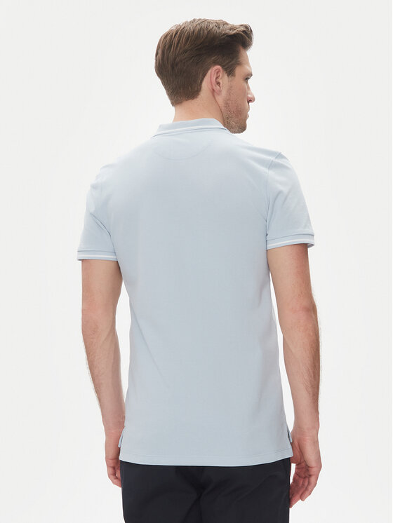 Lee Lee Polo Pique 112363784 Błękitny Regular Fit
