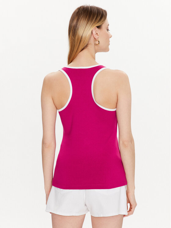 Guess Guess Top Sporty E3GP05 KBP41 Rosa Slim Fit