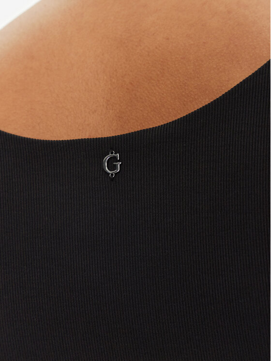 Guess Guess Top W5GP22 KAQL2 Negru Regular Fit