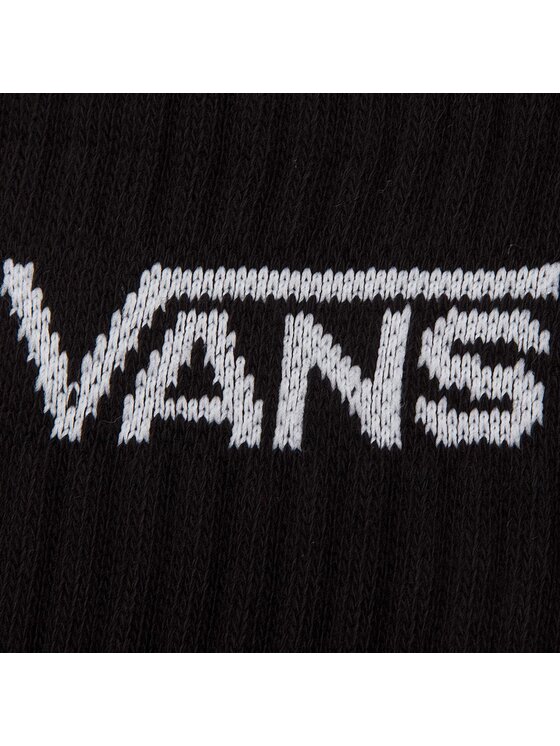 Vans Vans Комплект 3 чифта дълги чорапи дамски By Classic Crew VXNQBLK Черен