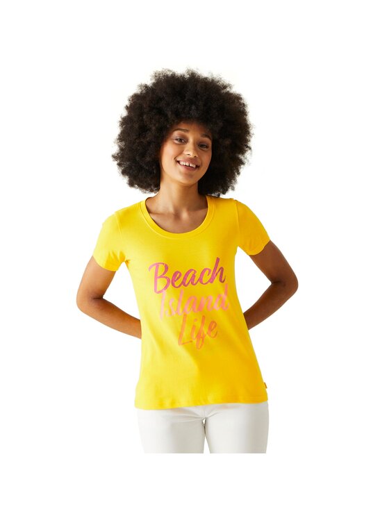 Regatta Regatta T-Shirt Filandra VIII Beach Żółty Short Fit