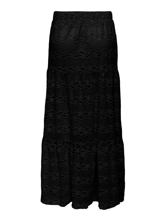 ONLY ONLY Maxi suknja Luna 15353206 Crna Regular Fit