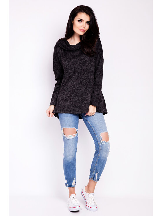 Infinite You Infinite You Bluza M119 Szary Basic Fit
