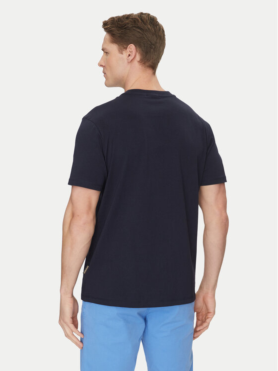 Napapijri Napapijri T-Shirt S-Buti NP0A4INM Σκούρο μπλε Regular Fit