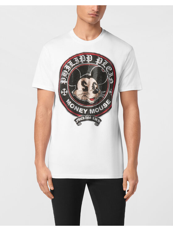PHILIPP PLEIN PHILIPP PLEIN T-shirt 23505 Bianco Regular Fit
