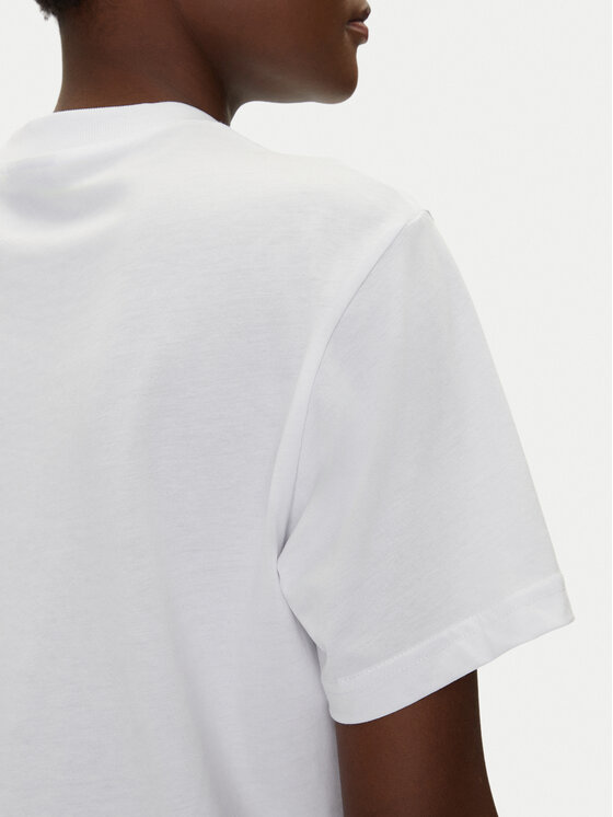 Karl Lagerfeld Jeans Karl Lagerfeld Jeans T-shirt A2W17076 Bijela Cropped Fit
