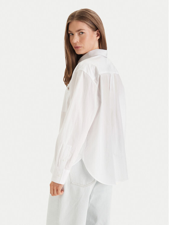 Calvin Klein Jeans Calvin Klein Jeans Košile LV047F147G Bílá Relaxed Fit